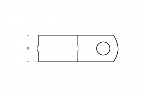 LineArt-EMT-One-Hole-Strap-Top.png Line Art Top View of One Hole Steel EMT Strap ny ECNKorns